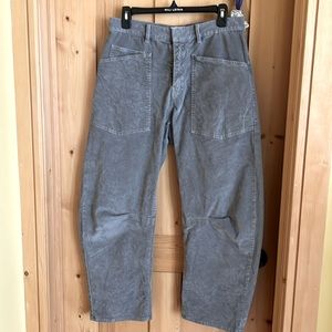 Nili Lotan Shon grey corduroy size 4 NWOT